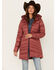 Image #1 - Columbia Women's Autumn Park™ Down Hooded Mid Jacket, Red, hi-res