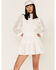 Image #4 - Maia Bergman Women's Nao Lace Tiered Mini Dress, White, hi-res