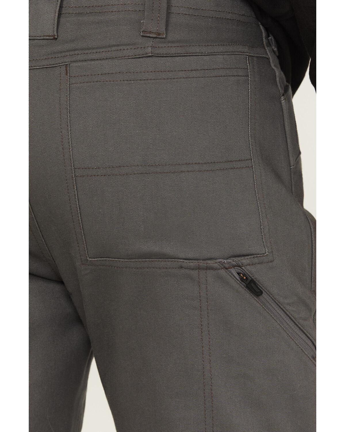 Image #4 - Dickies Men's Tradebuilt Duck Double Knee Work Pants, Charcoal, hi-res