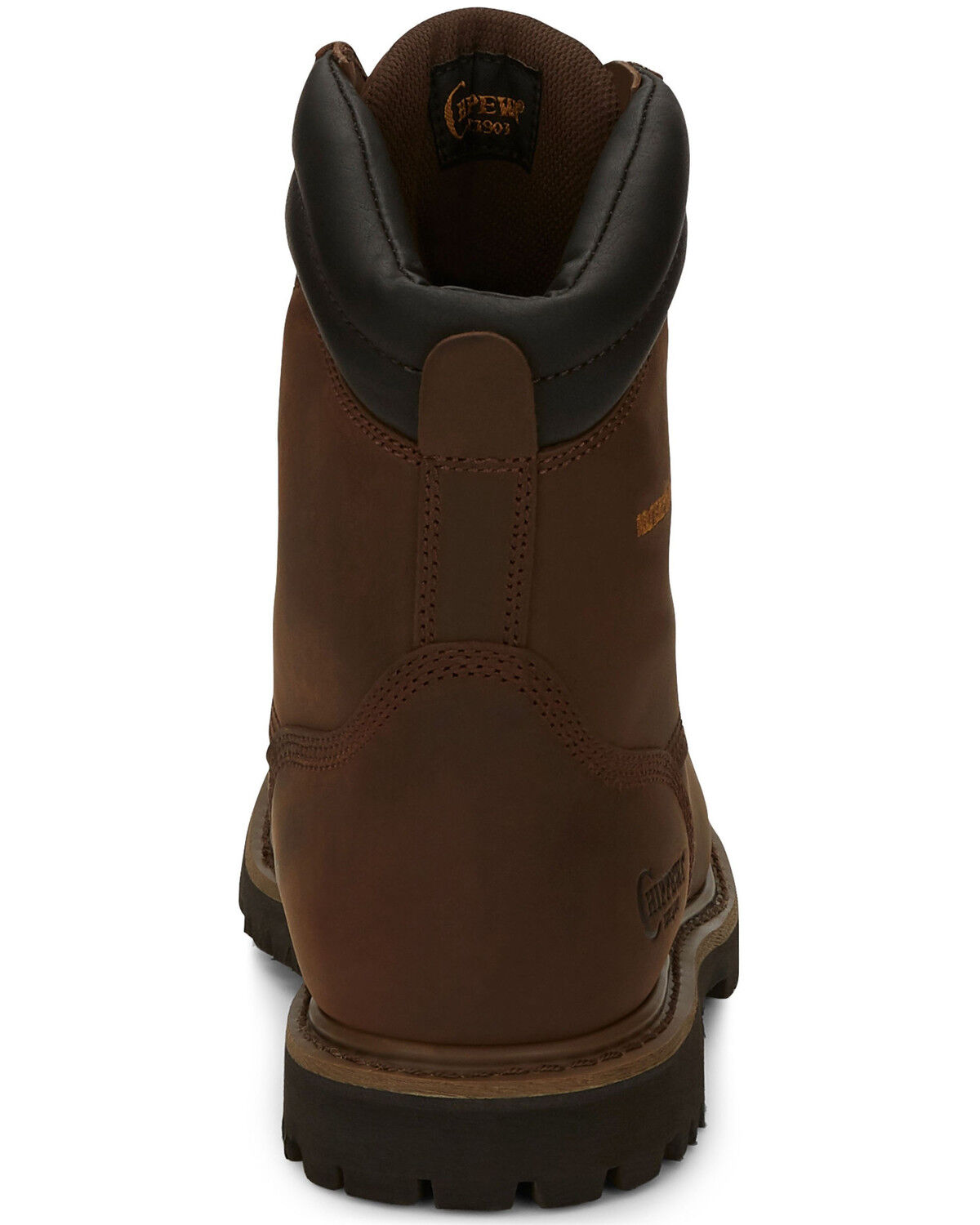 Image #4 - Chippewa Men's Heavy Duty Waterproof & Insulated Aged Bark 8" Work Boots - Soft Toe, Bark, hi-res