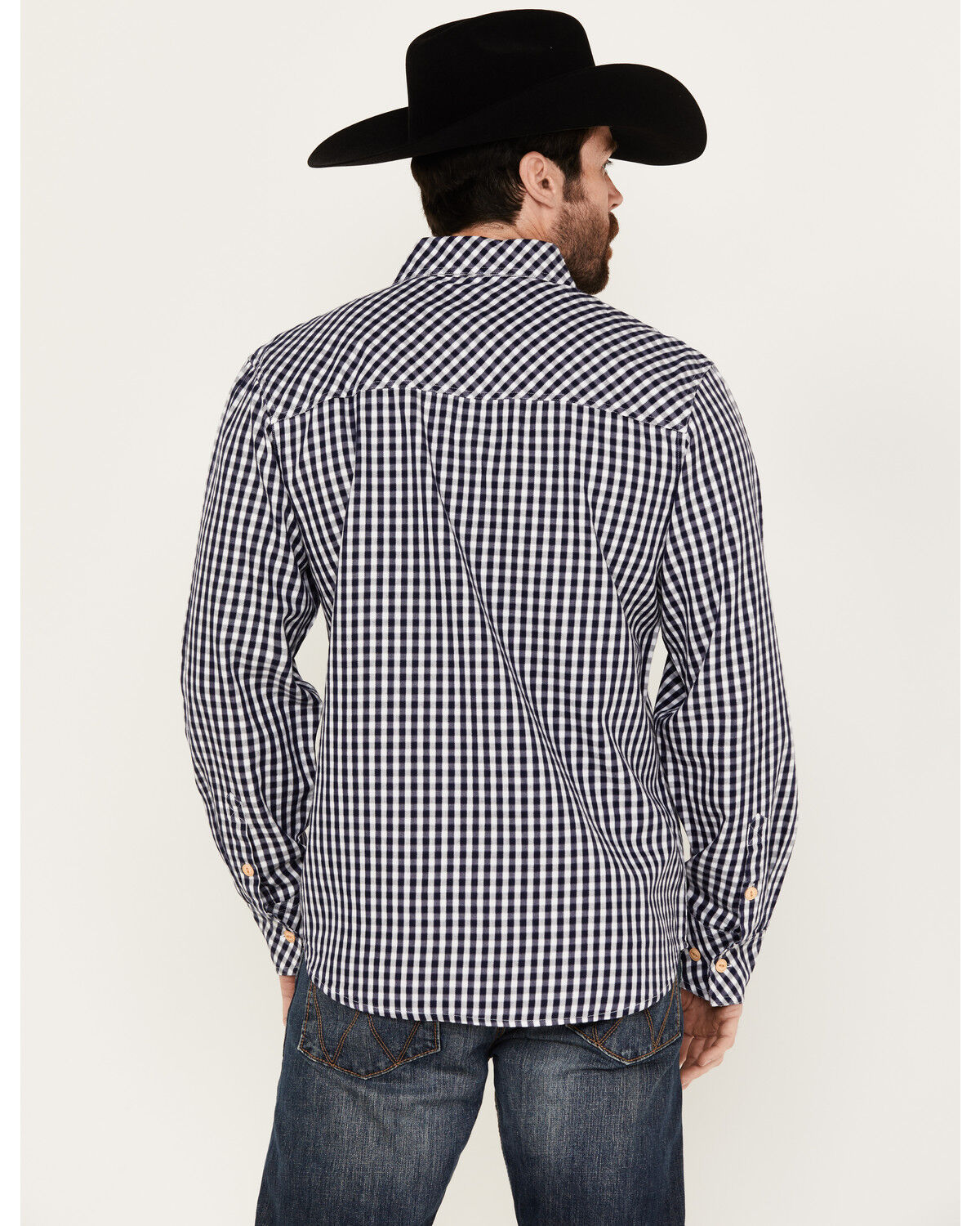 Image #4 - Resistol Men's Northway Checkered Print Long Sleeve Button-Down Western Shirt, , hi-res