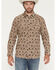 Image #1 - Moonshine Spirit&reg; Men's Pappy Paisley Corduroy Long Sleeve Snap Western Shirt, Tan, hi-res