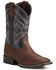 Image #1 - Ariat Little Boys' Tycoon Western Boots - Broad Square Toe, Brown, hi-res