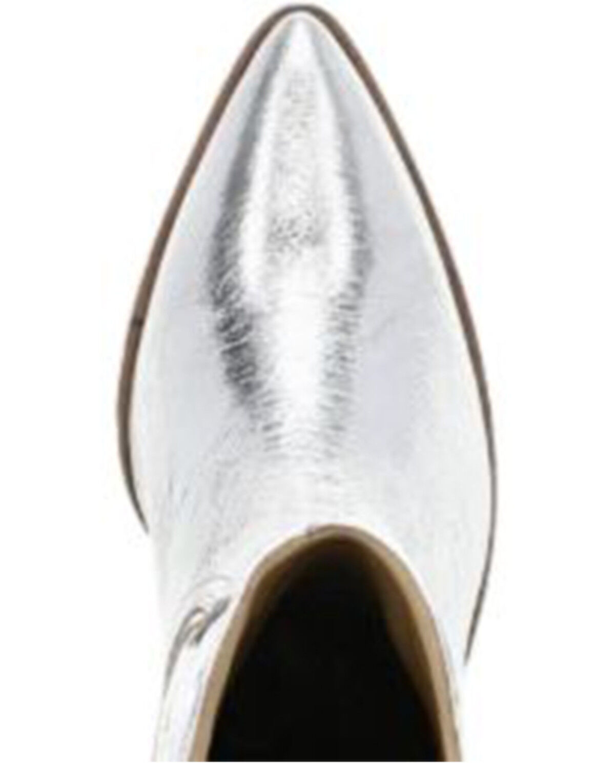 Image #4 - Frye Women's Sara Metallic Tall Western Boots - Round Toe, Silver, hi-res