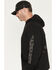 Image #3 - Carhartt Men's Loose Fit Midweight Camo Graphic Hooded Sweatshirt, Black, hi-res
