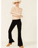 Rock & Roll Denim Women's Metallic Cable Knit Sweater  , Gold, hi-res