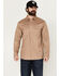 Image #1 - Hawx Men's FR Woven Long Sleeve Button-Down Work Shirt , Beige, hi-res