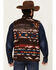 Image #4 - RANK 45&reg; Men's Southwestern Print Softshell Vest, Coffee, hi-res