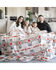 Image #2 - Carstens Home Wrangler Santa Fe Sun Queen Blanket, Cream, hi-res