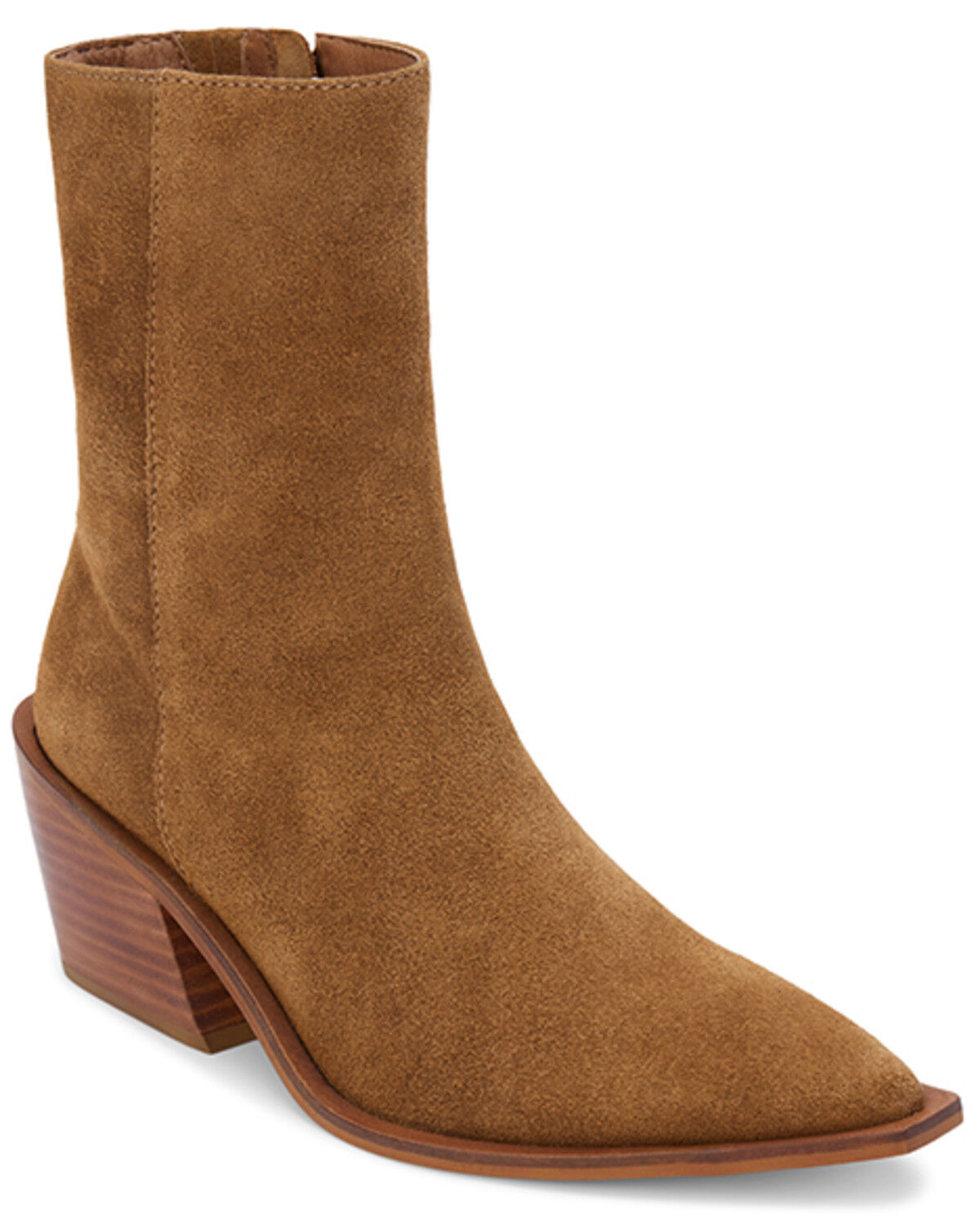 Image #1 - Matisse Women's Cleo Suede Ankle Boots - Snip Toe, Brown, hi-res