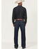 Image #3 - Ariat Men's Dark Wash Hampton Relaxed Bootcut Stretch Denim Jeans - Big, Dark Wash, hi-res