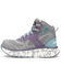 Image #3 - Carolina Women's Azalea Hi-Top Athletic Work Shoes - Composite Toe, Grey, hi-res