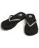 Image #4 - Yellow Box Women's Jello Rhinestone Sandals, Black, hi-res