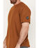 Image #3 - Hawx Men's UPF Short Sleeve Work T-Shirt, Rust Copper, hi-res