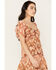 Image #3 - Shyanne Women's Ikat Midi Dress, Brick Red, hi-res