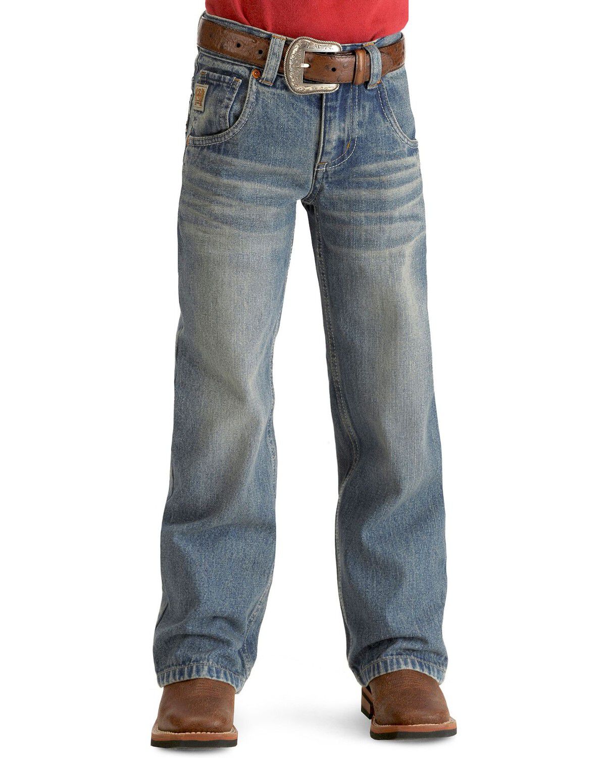 Image #2 - Cinch  Boys' Tanner Slim Cut Jeans - 4-7 , , hi-res