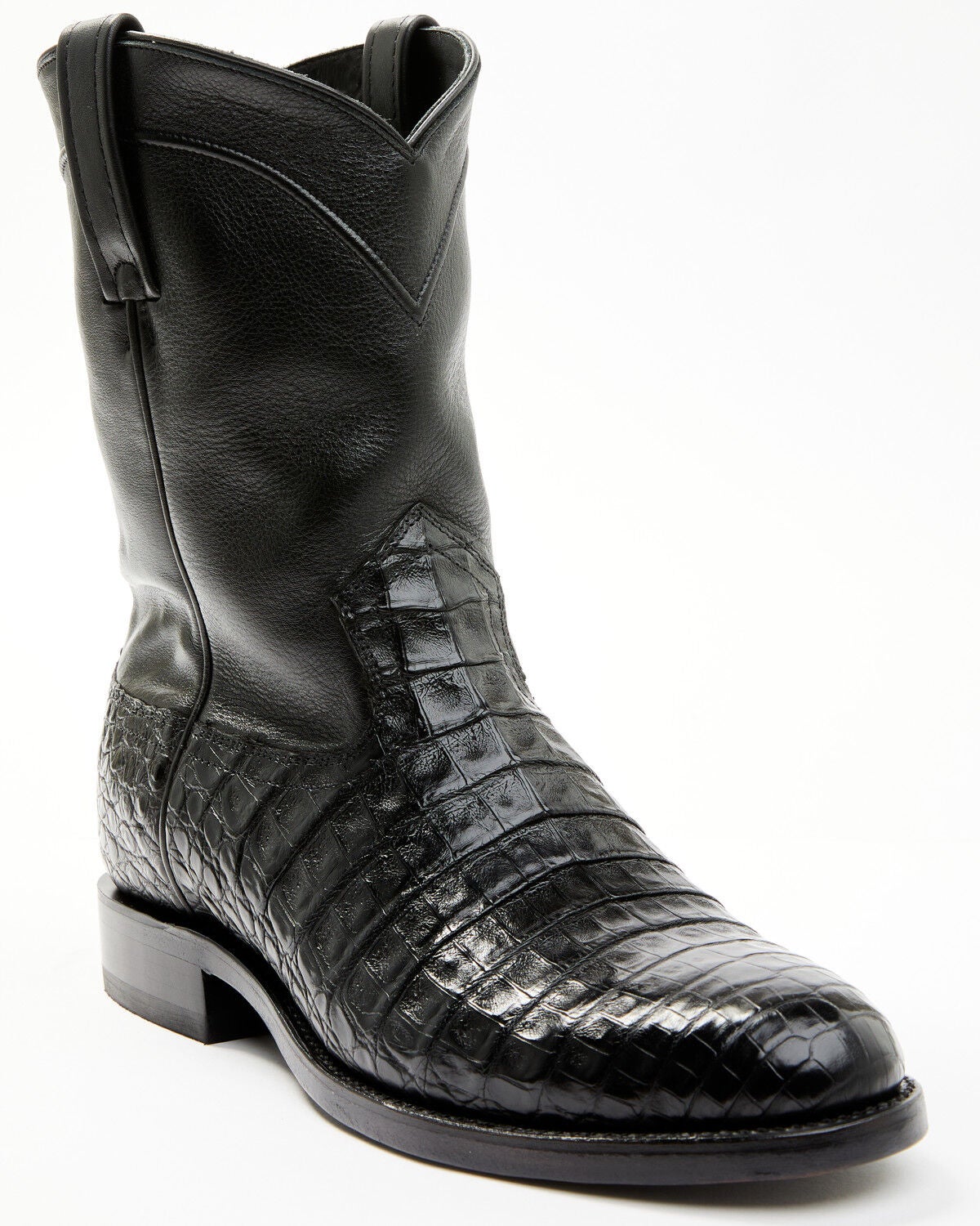 Cody James Black 1978&reg; Men's Carmen Exotic Caiman Belly Roper Boots - Round Toe, Black, hi-res