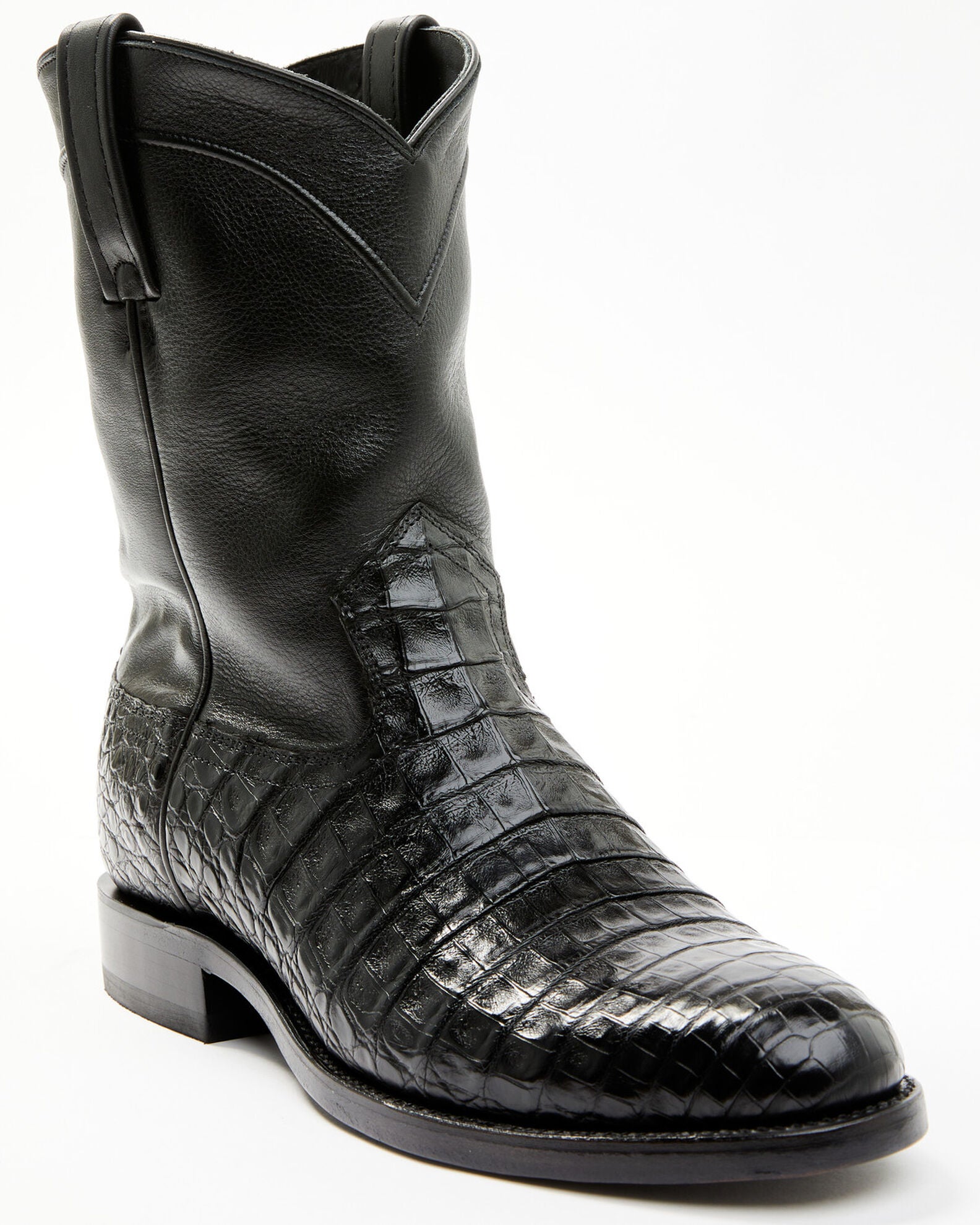 Cody James Black 1978 Men's Carmen Exotic Caiman Belly Roper Boots