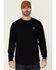 Image #1 - Cody James Men's FR Longhorn Graphic Long Sleeve Work T-Shirt , Navy, hi-res