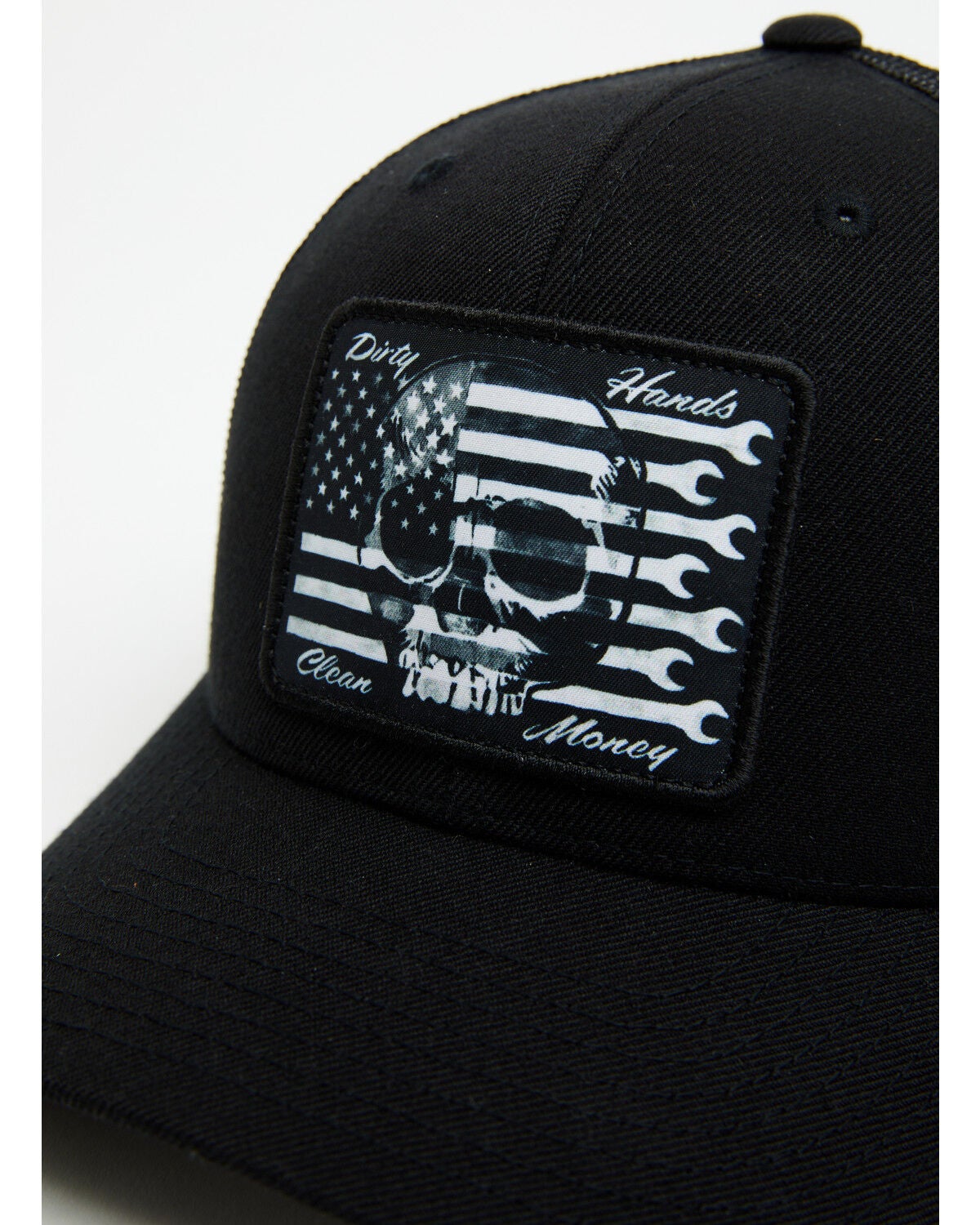 Image #2 - Troll Co Men's Flagship Patriotic Ball Cap, Black, hi-res