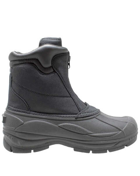 Winter Tecs Men's Durable Nylon Winter Boots - Round Toe, Black, hi-res