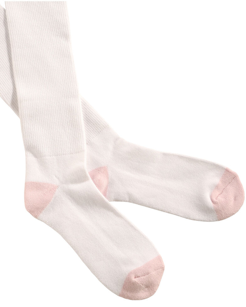 Shyanne Women's Tall Crew Socks - 3 Pack, White, hi-res