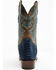 Image #5 - Dan Post Men's 11" Exotic Ostrich Leg Western Boots - Square Toe, Blue, hi-res