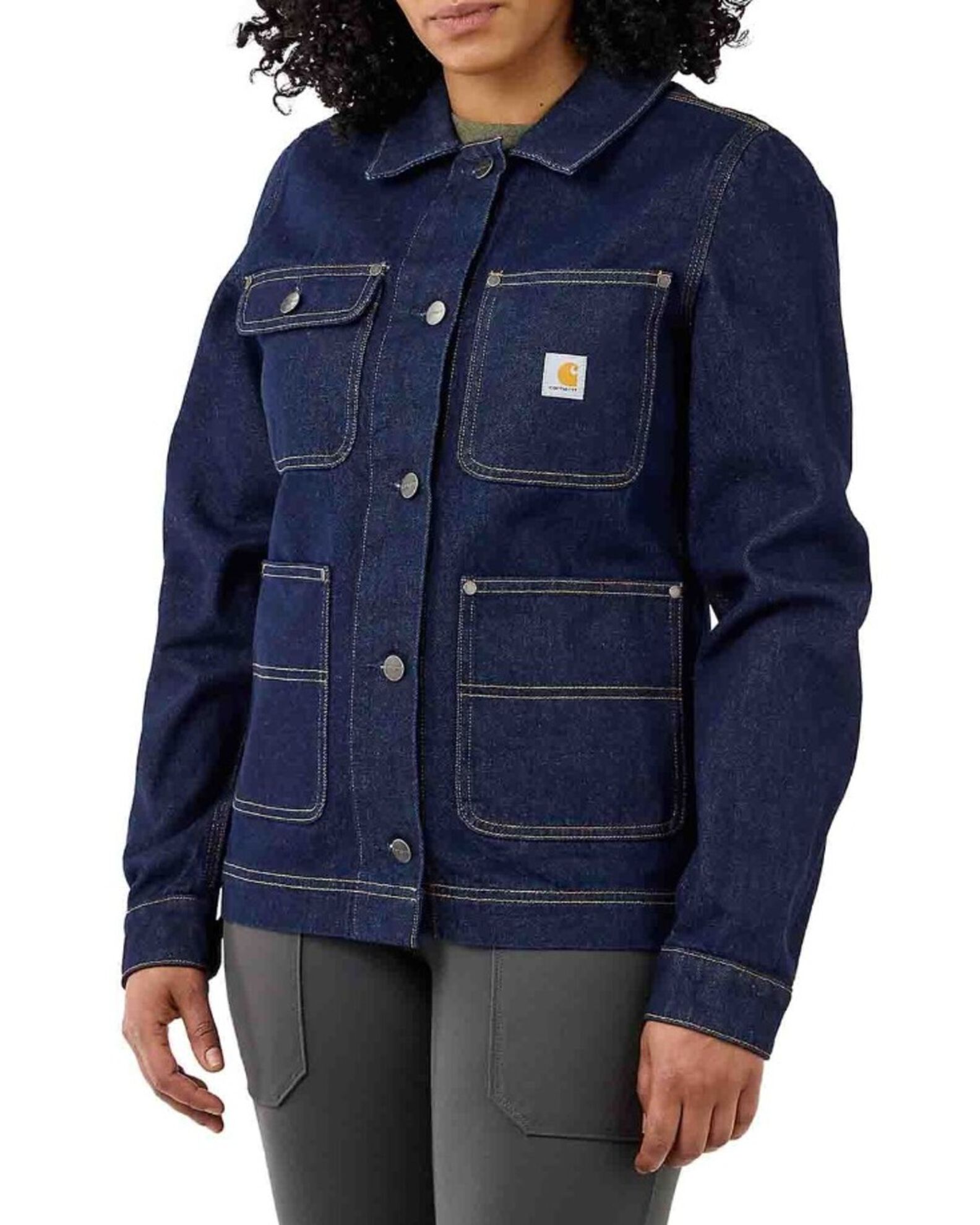 Carhartt women's denim jacket store