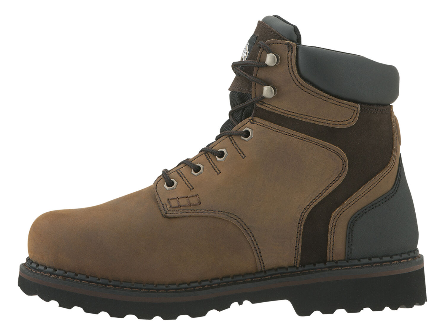 Image #3 - Georgia Boot Men's Brookville Waterproof 6" Work Boots, Dark Brown, hi-res