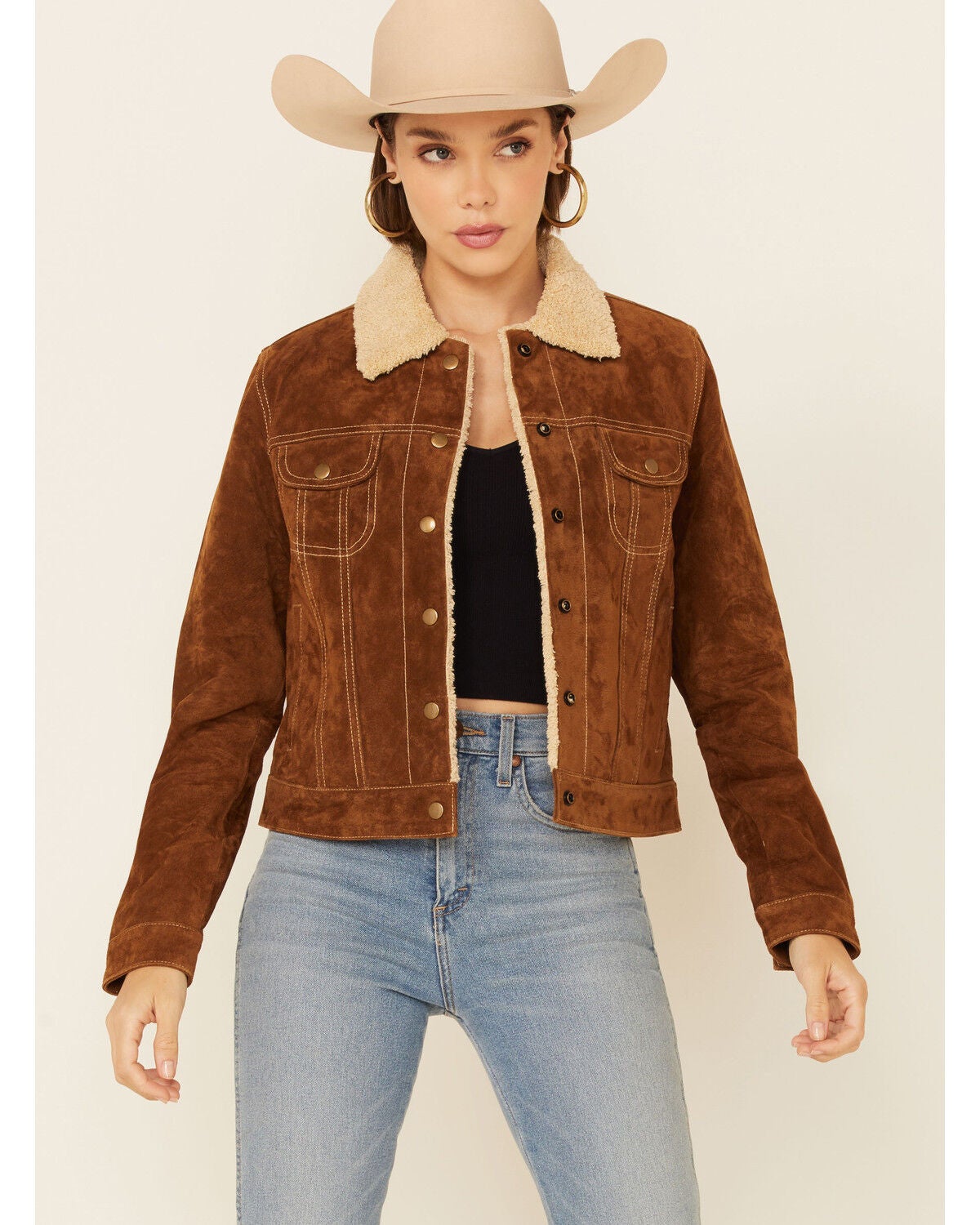 Scully Zip Front Jacket with Sherpa Collar main image 0