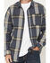 Image #3 - Dakota Grizzly Men's Grant Plaid Print Long Sleeve Button-Down Flannel Shirt, Blue, hi-res