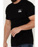 Image #3 - Brixton Men's Linwood Logo Short Sleeve T-Shirt, Black, hi-res