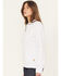 Image #2 - Carhartt Women's Tencel™ Fiber Series Relaxed Fit Half-Zip Pullover, Lavender, hi-res
