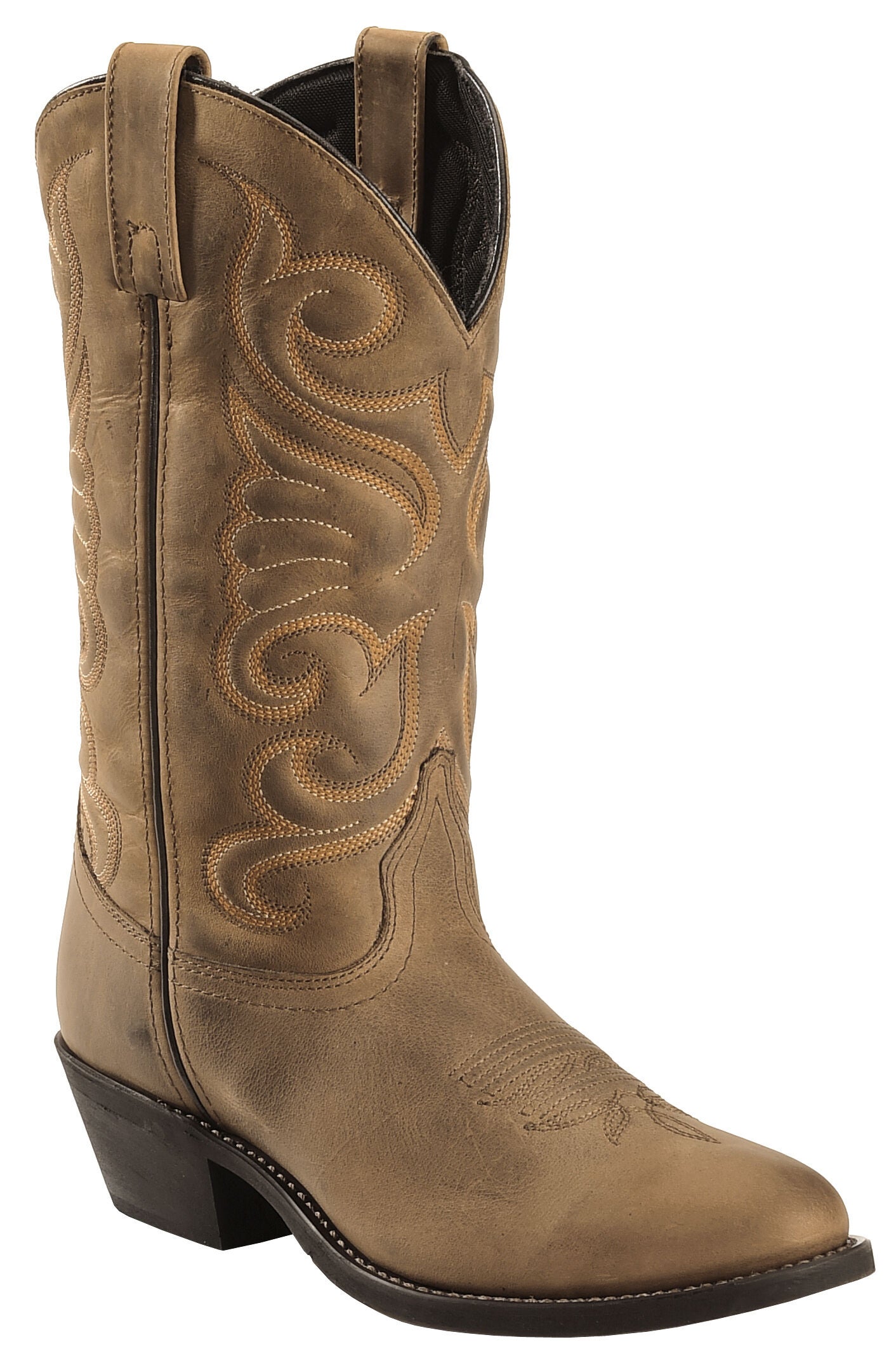 Laredo Women's Bridget Performance Western Boots - Round Toe, Tan, hi-res