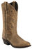 Image #1 - Laredo Women's Bridget Western Boots - Round Toe, Tan, hi-res
