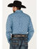 Image #4 - RANK 45&reg; Men's Tie-Down Geo Print Button-Down Western Shirt, Blue, hi-res