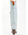 Image #5 - Dan Post Women's Denim Tall Western Boots - Snip Toe, Blue, hi-res