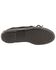 Image #2 - Women's Minnetonka Moosehide Classic Moccasins - Wide, Black, hi-res