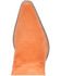Image #6 - Dingo Women's Thunder Road Western Performance Boots - Pointed Toe, Orange, hi-res