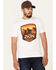 Image #1 - National Park Foundation Men's Yellow Cloud Zion Graphic Short Sleeve T-Shirt, Multi, hi-res