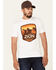 Image #1 - National Park Foundation Men's Yellow Cloud Zion Graphic Short Sleeve T-Shirt , Multi, hi-res