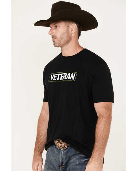 Image #2 - NRA Men's Veteran Flag Short Sleeve Graphic T-Shirt, Black, hi-res