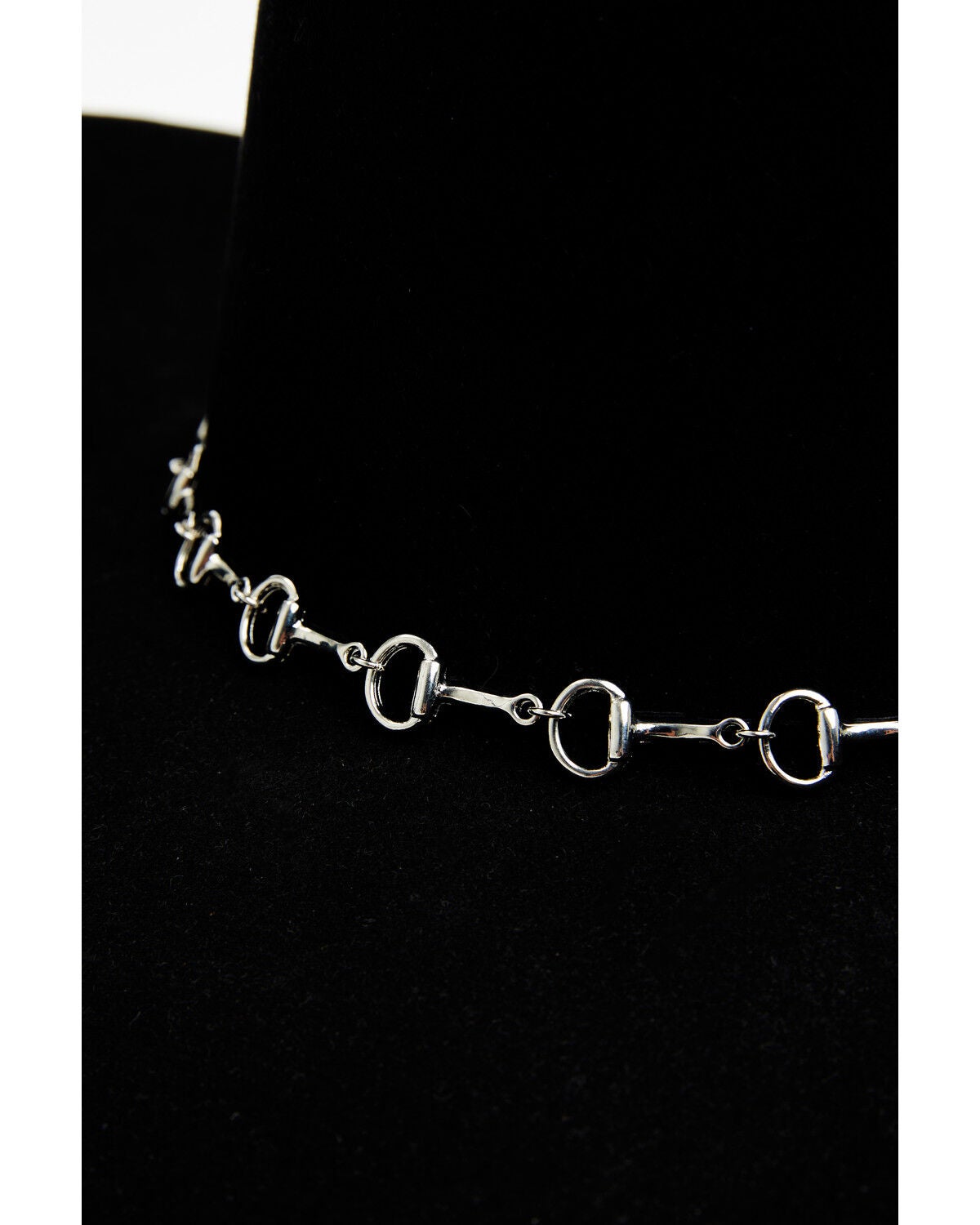 Image #2 - Shyanne Women's Snaffle Bit Hatband, Silver, hi-res