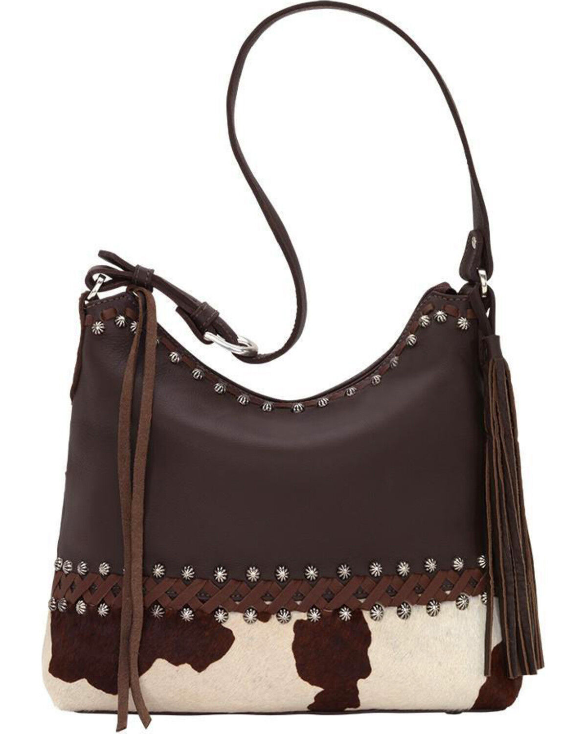 Image #1 - American West Women's Wild Horses Shoulder Handbag, Multi, hi-res