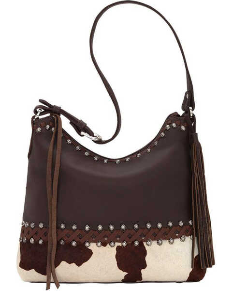 American West Women's Wild Horses Shoulder Handbag , Multi, hi-res