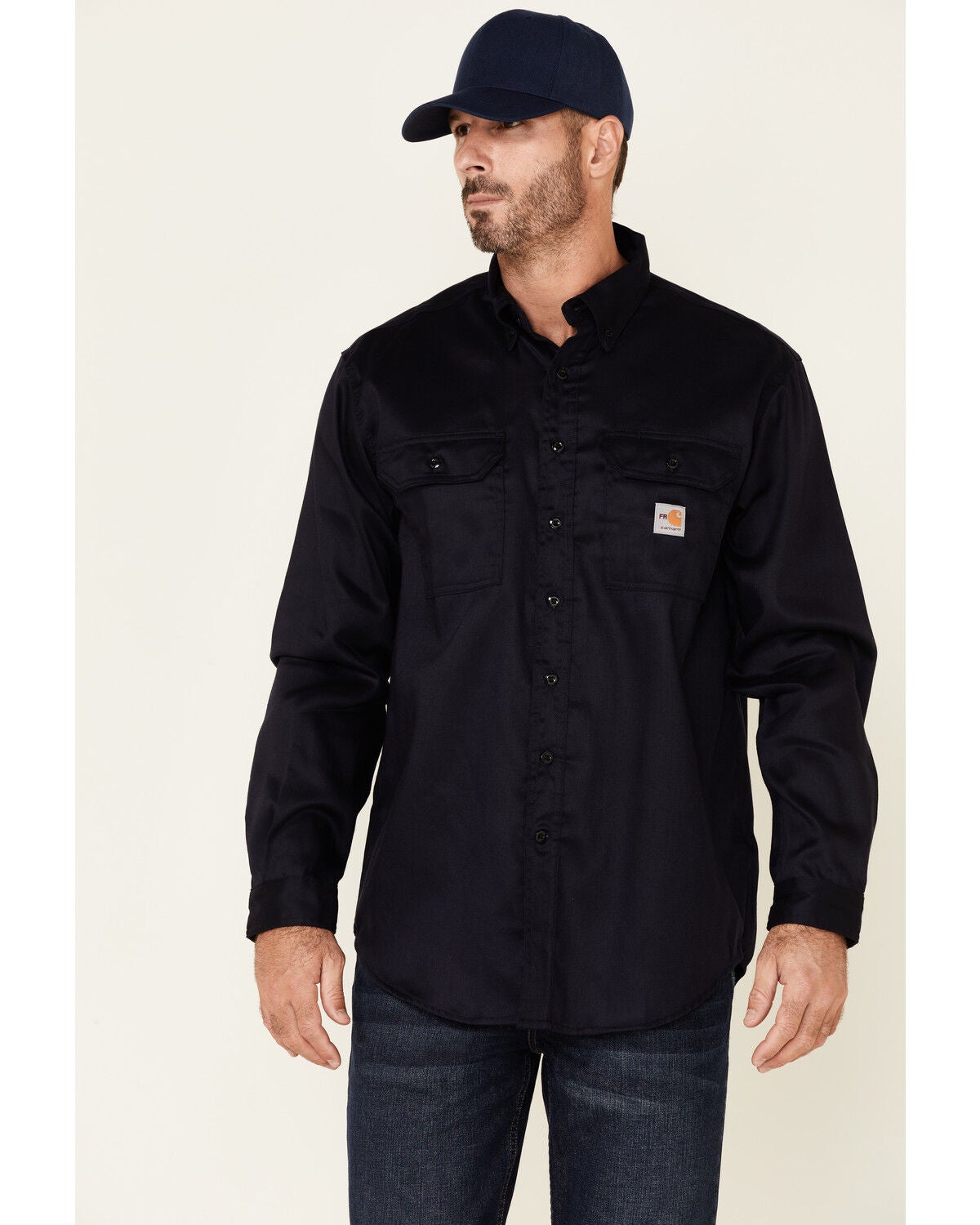 Image #1 - Carhartt Men's FR Dry Twill Long Sleeve Work Shirt, , hi-res