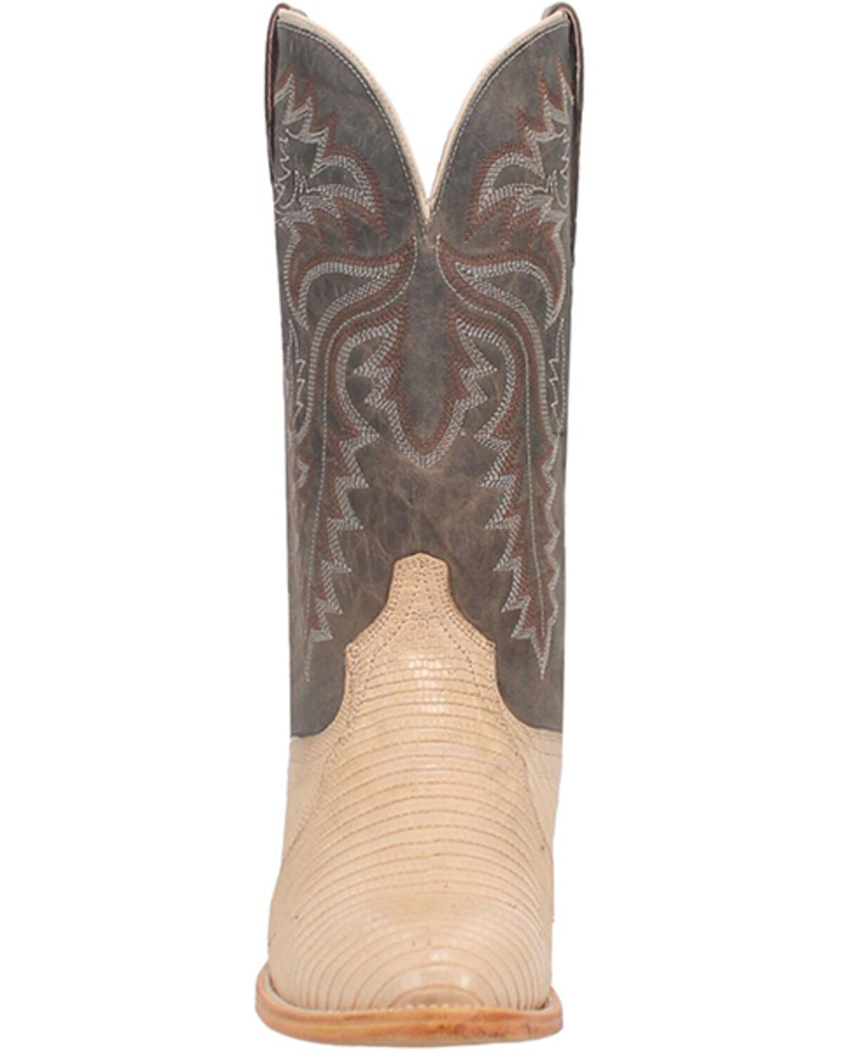 Image #4 - Dan Post Men's Exotic Lizard Western Boots - Round Toe, Sand, hi-res