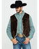 Image #1 - Scully Leatherwear Men's Brown Boar Suede Hunting Vest , , hi-res
