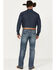 Rock & Roll Denim Men's Double Barrel Medium Vintage Wash Relaxed Straight Rigid Denim Jeans, Medium Wash, hi-res