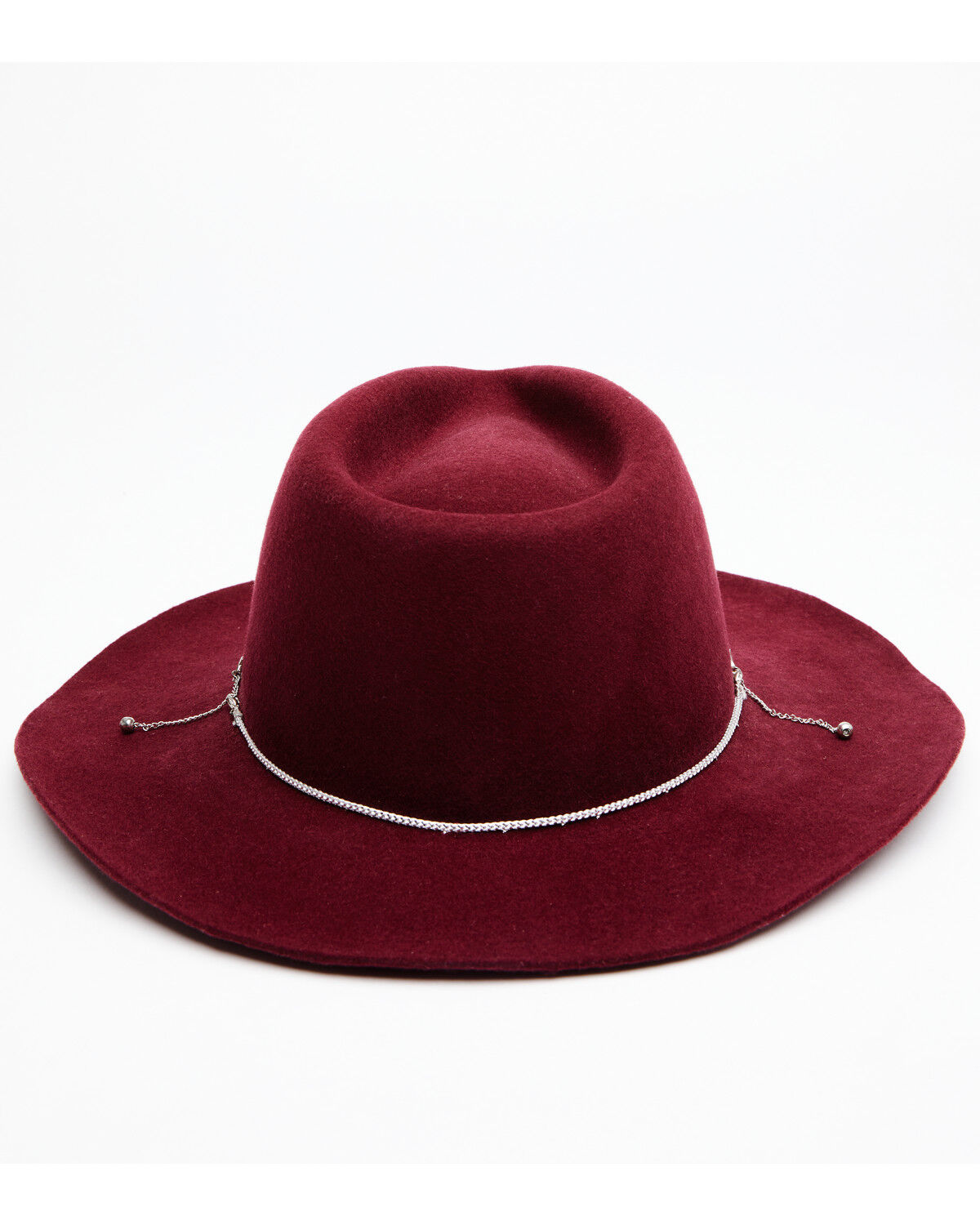 Image #3 - Shyanne Women's Burgundy Sienna Wool Felt Western Hat , Black, hi-res